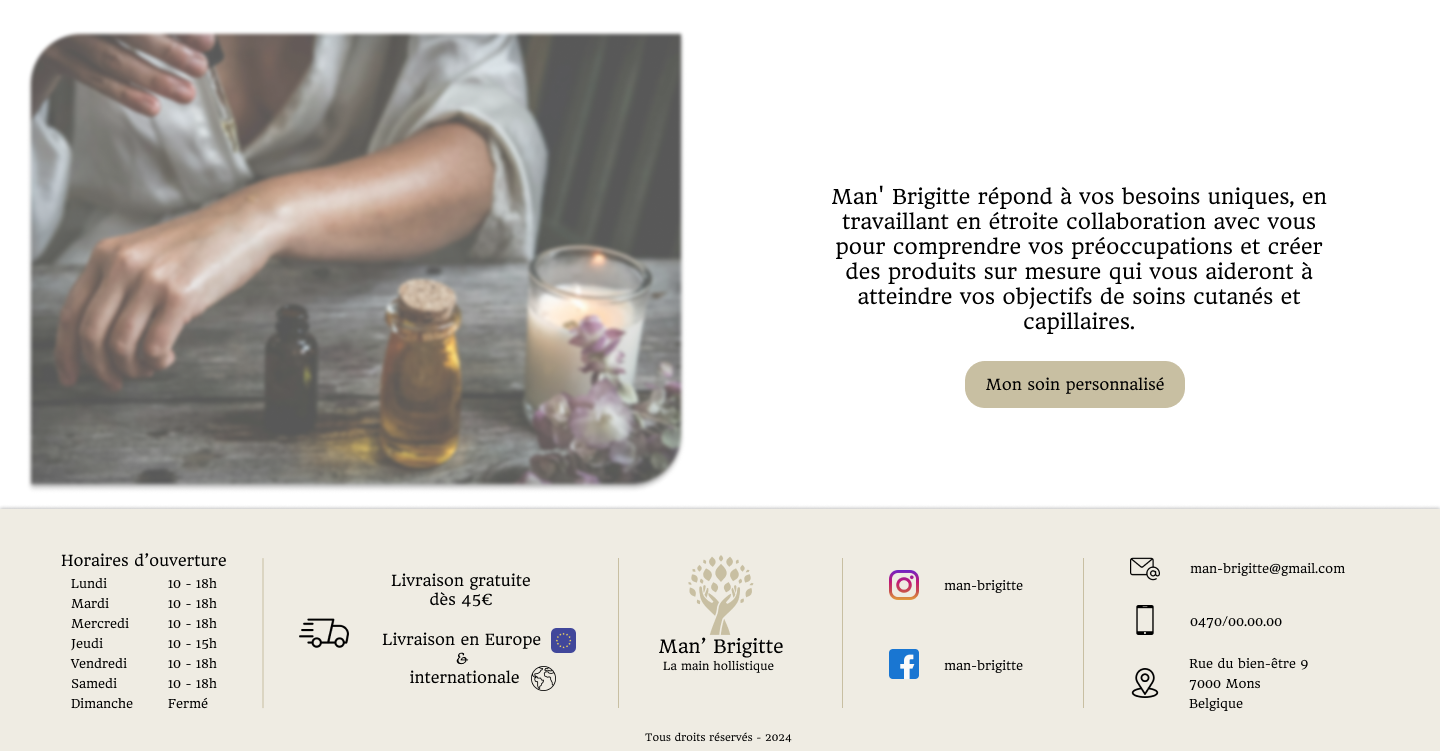 Design Man' Brigitte - Accueil 1